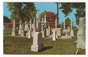 Woolridge Monuments Maplewood Cemetery Mayfield Kentucky postcard