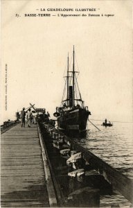 PC CPA GUADELOUPE, CARIBBEAN, BASSE TERRE, L'APPONTEMENT, Postcard (b19890)