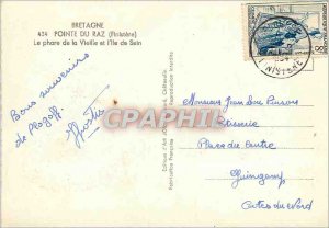 Postcard Modern Raz Finistere La Vieille and Ile de Sein