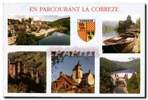 Postcard Modern Traveling Correze