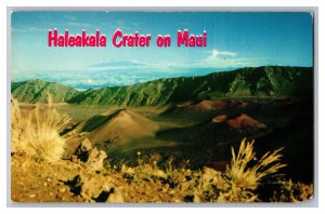 Haleakala Crater On Maui Hawaii Postcard