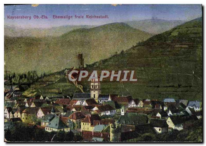 Old Postcard Kaysersberg Ehemalige frail Reichsstadt