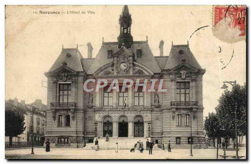 Old Postcard Suresnes L & # 39Hotel City