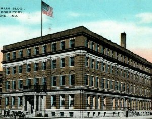 YMCA Main Building & Boys Dormitory, South Bend, IN Vintage Postcard P23