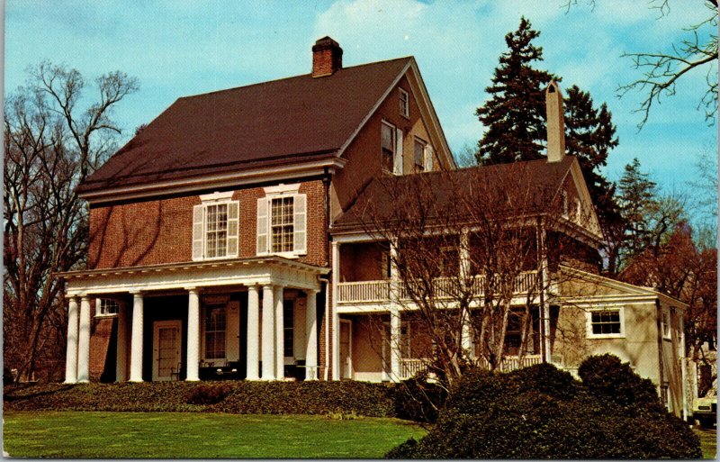 Vtg 1950s Governor's House Dover Delaware DE Unused Chrome Postcard