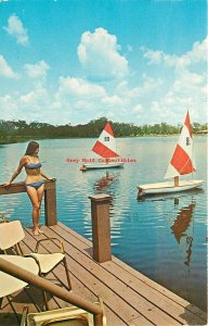 FL, Silver Spring Shores, Florida, The Panorama Inn, Lake View, Postmark 1980