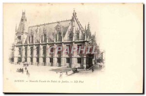 Rouen - New Facade of the Palace of Justice-Old Postcard