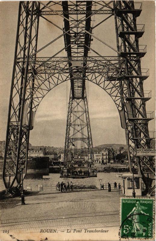 CPA ROUEN Le Pont Transbordeur (415736)