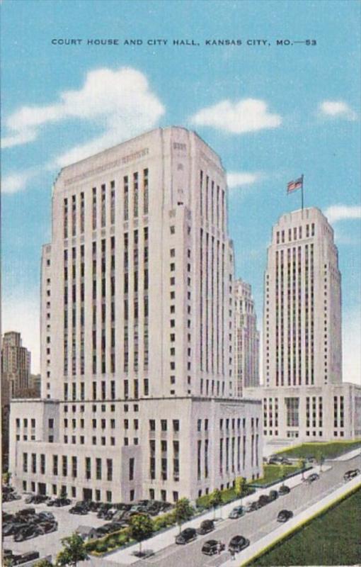 Missouri Kansas City Court House and City Hall 1945