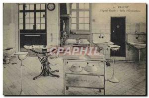 Old Postcard Clichy Hospital Gouin operations room of Surgery
