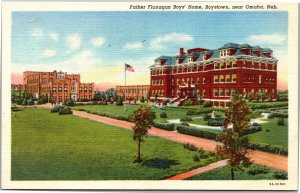 Postcard NE Boys Town - Father Flanagan's Boys' Home