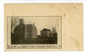 VT - Morrisville. People's Academy & Graded School  (stained, soiled)