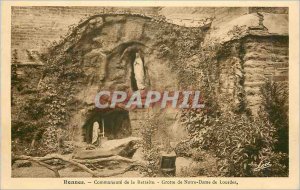 Postcard Old Rennes Community Grotto Retreat Our Lady of Lourdes