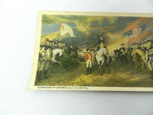 Vintage Postcard Surrender of Cornwallis US Capitol Painting by John Trumbull