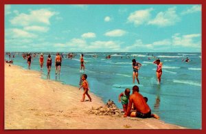 Mississippi - Beach Scene On The Gulf - [MS-078]