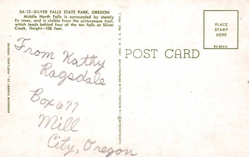 Silver Falls State Park,OR BIN