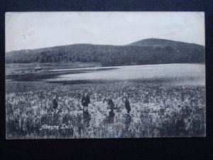 Aberdeenshire ABOYNE LOCH Children Wading in Loch c1918 Postcard by Valentine