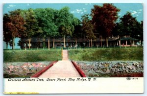 BAY RIDGE, Brooklyn New York NY ~ CRESCENT ATHLETIC CLUB 1910 Postcard