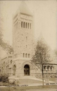 Oak Park Presbyterian Church - Illinois??? c1910 Real Photo Postcard