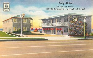 CA, Long Beach, California, Surf Motel, Exterior View,Colourpicture Pub No K2453