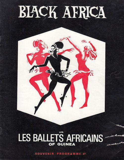 Black Africa Ballet Of Guinea Musical Theatre Programme