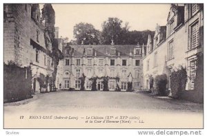 Le Chateau Et La Cour d'Honneur (Nord), Rigny-Usse, Indre et Loire, France, 1...