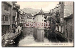 Annecy - District of Ile - Old Postcard