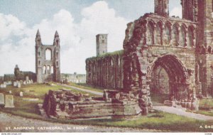 FIFE, Scotland, 1900-1910s; St. Andrews Cathedral, W. Front