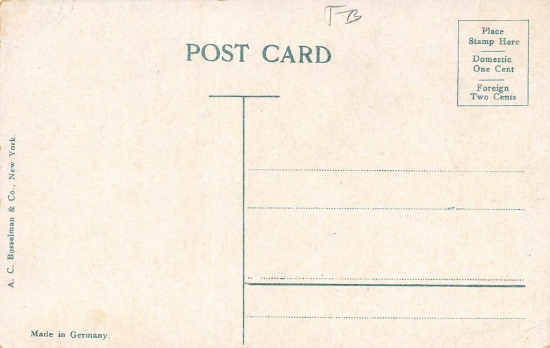 LP24   Akron  Ohio Postcard Post Office 