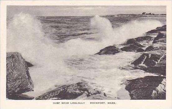 Massachusetts Rockport Surf Near Loblolly Albertype