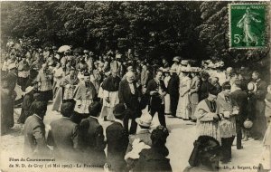 CPA Fetes du Courounement de N.-D. de GRAY (16 Mai 1909) la Procession (292457)