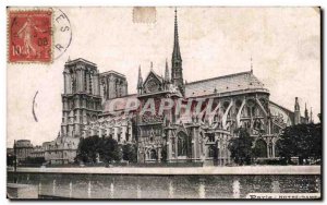 Old Postcard Paris Notre Dame