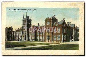 Postcard Old Queen's University Belfast