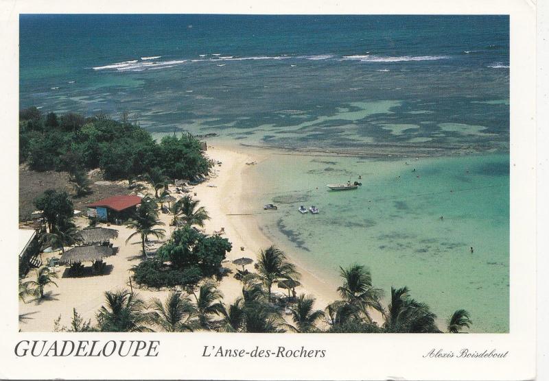 BF28161 l anse des rochers   guadeloupe  caribbean islands  front/back image