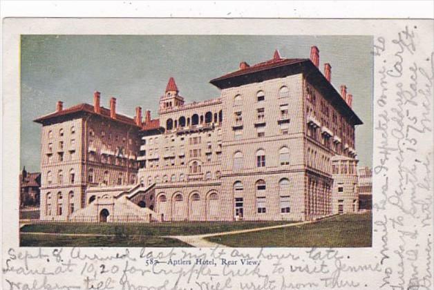 Colorado Colorado Springs The Antlers Hotel Rear View 1905