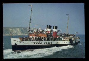 FE3637 - Paddle Steamer - Waverley , built 1946 - postcard