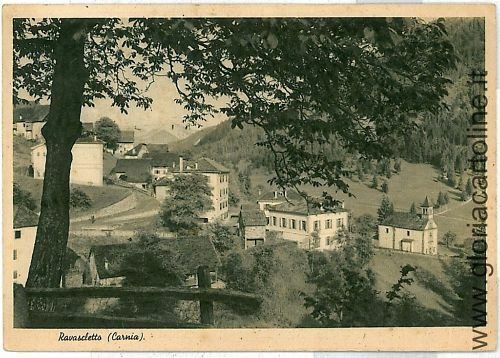 04839 VINTAGE POSTCARD - UDINE - RAVASCLETTO-