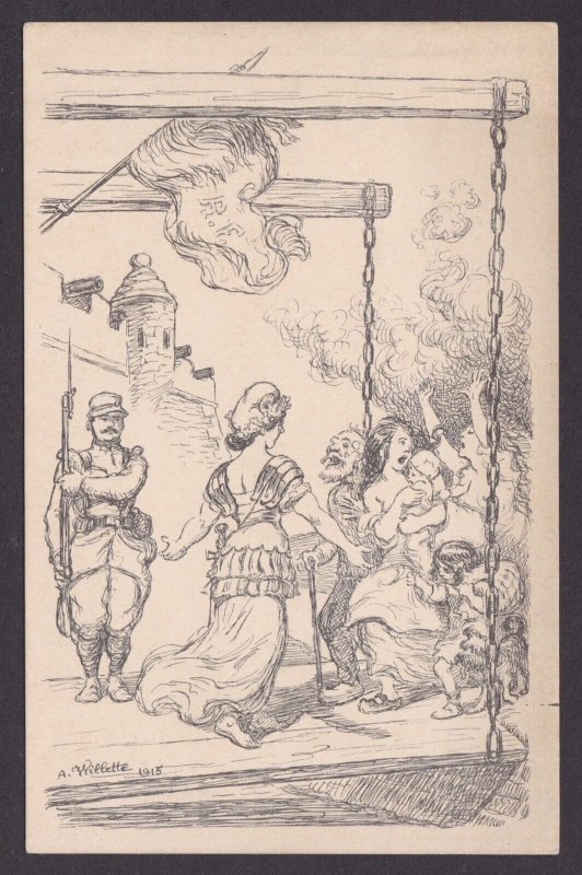FRANCE, Postcard, Propaganda, WWI