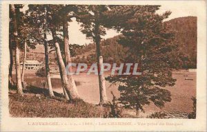 Old Postcard Auvergne 1468 Chambon Lake View from Bonquet