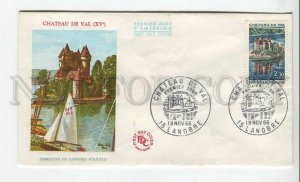 448469 France 1966 year FDC Chateau de Val yacht