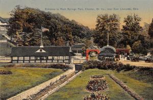 Liverpool Ohio Entrance To Rock Springs Park Antique Postcard K32270