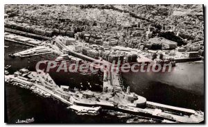 Postcard Old Algiers Panoramic View Of The City And The Harbor