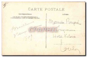 Postcard Old Woman Tennis