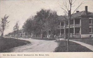 Iowa Des Moines Fort Des Moines Officers Headquarters