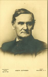 RPPC Joseph Joe Jefferson Rotograph Real Photo Postcard Rip Van Winkle