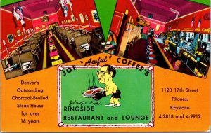 Postcard Joe Awful Coffee Ringside Restaurant and Lounge in Denver, Colorado