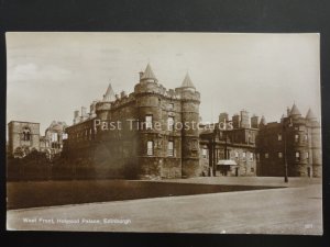 Scotland EDINBURGH Holywood Palace West Front c1930 Old RP Postcard