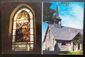 Vintage Postcard 1966 Little Stone Church, Mackinac Island, Michigan (MI)