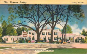 Postcard 1950s Florida Ocala Mount Vernon Lodge Colorpicture roadside 22-12832