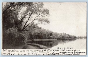 Minneapolis Minnesota MN Postcard Path And Shore Lake Harriet Scene 1907 Antique